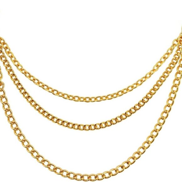 Accessories - Gold/Silver Customizable Pocket Watch Chain 14 Inch Alloy Link with Lobster Clas